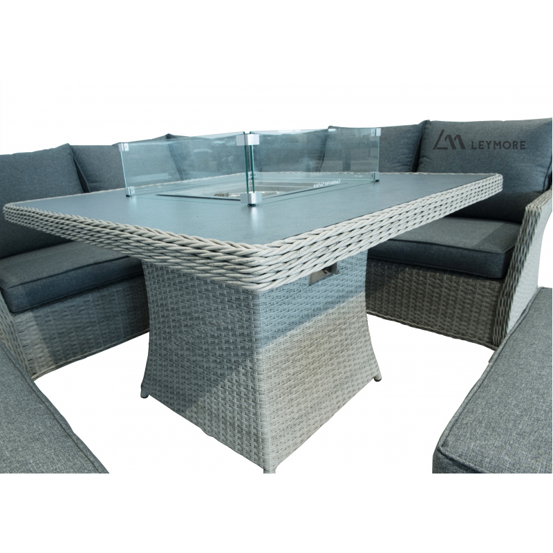 LM19-FC1 Fire-pit Corner Sofa with 2 Benches