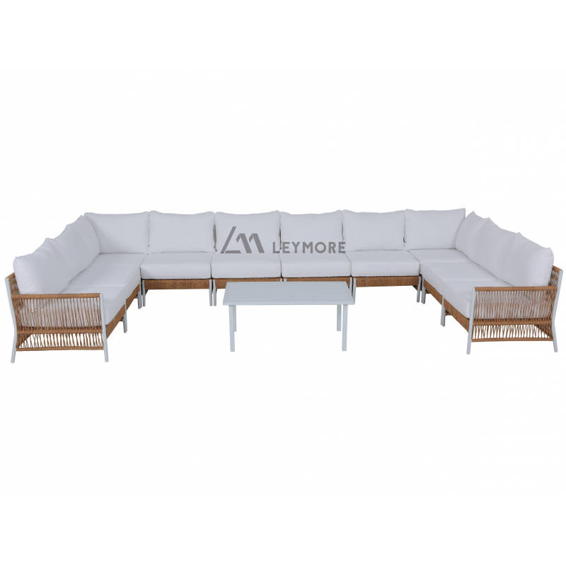 LM22-AS26 Aluminum Modular Corner Sofa Set